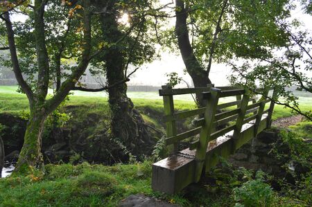 Footbridge at Darley in Yorkshire