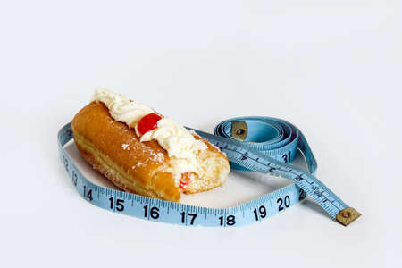 naughty but nice cream cakeの写真素材