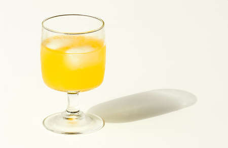 a lovely refreshing glass of orange juiceの写真素材
