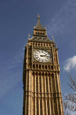 a view of St Stephens tower, better known as Big Ben