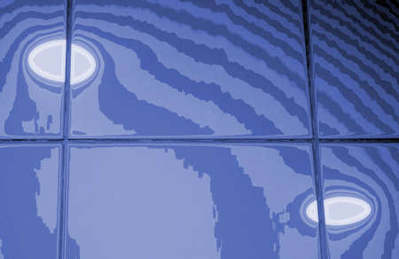 Blue lightsの写真素材