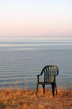 Sea shore: End of dayの写真素材