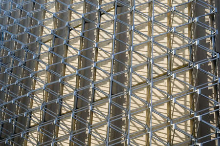 Urban detail - part of modern building wallの写真素材