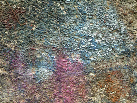 Wall surface detail in different colorsの写真素材