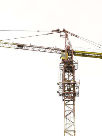 New building - construction yard in the big city centerの写真素材