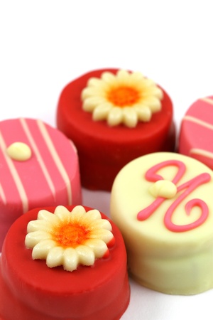 Marzipan petit foursの写真素材