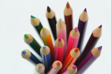 Colorful pencilsの写真素材
