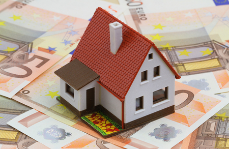 House on banknotesの写真素材