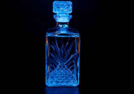 Carafe on black backgroundの写真素材