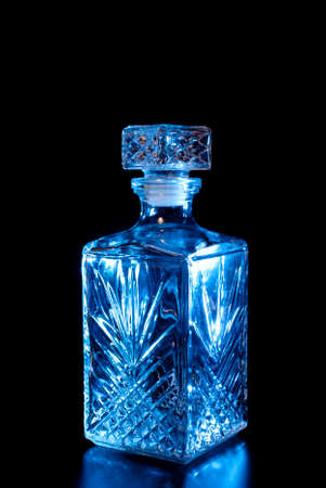 Carafe on black backgroundの写真素材