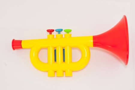 Toy trumpedの写真素材