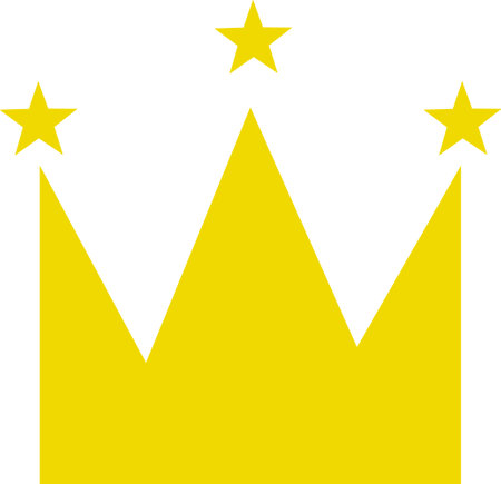 It is an icon illustration of the crown.の写真素材