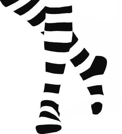 Legs in stockingsのイラスト素材