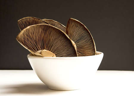 Raw Mushroomsの写真素材