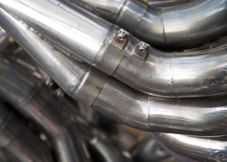 Racing Car Exhaustの写真素材