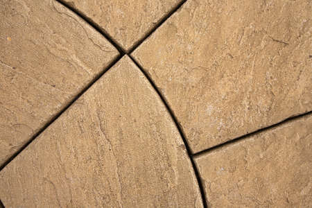 Section of a decorative stone paving designの写真素材