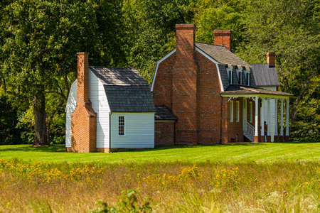 Charles County, MD, USA 09/19/2020: US National historic site at the location of the colonial era...