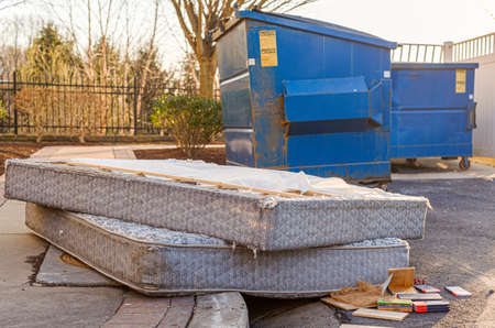 Despite regulations by the Home owners association, residents still illegally dump bulk items by the...