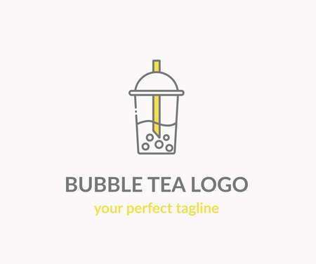 A glass of iced tea. Vector icon.のイラスト素材