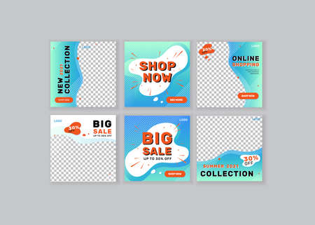 Sale web banners. Social media banner for clothing store.のイラスト素材