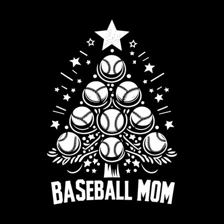 Baseball Mom T-shirt Design Vectorのイラスト素材