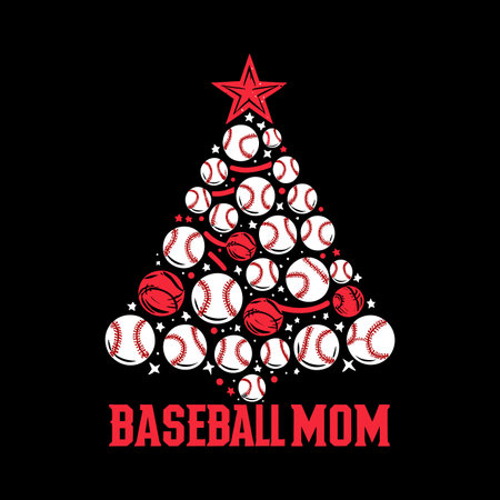 Baseball Mom T-shirt Design Vectorのイラスト素材