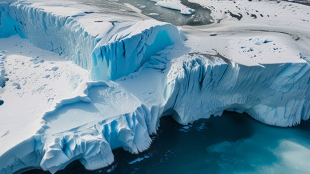 Amazing natural scenery of ocean wavesの素材