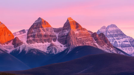 Beautiful view of the mountain. Mountain landscape. The beauty of nature.の素材