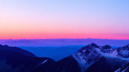 Beautiful view of the mountain. Mountain landscape. The beauty of nature.の素材