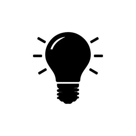 Bulb icon vector designのイラスト素材