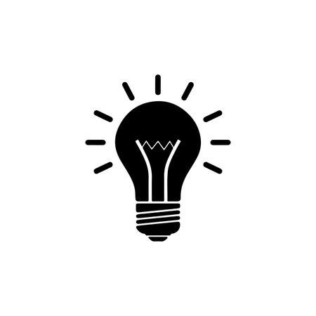 Bulb icon vector designのイラスト素材
