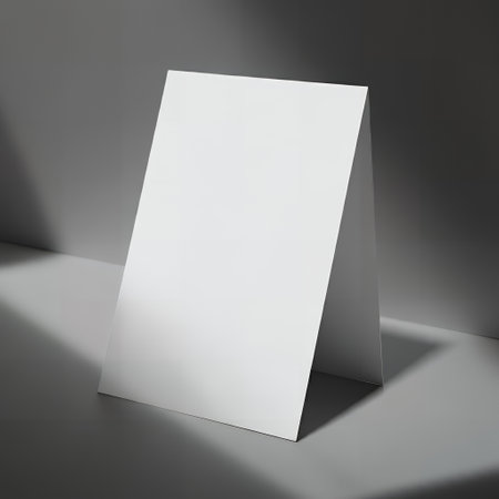 Blank flyer mockup to add your designの素材