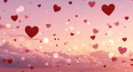 Valentine's day backgroundの素材