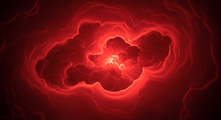 Abstract red backgroundの素材