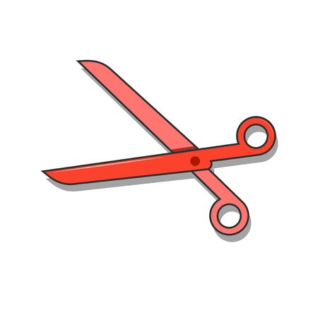 Scissors vector icon logo illustrationのイラスト素材