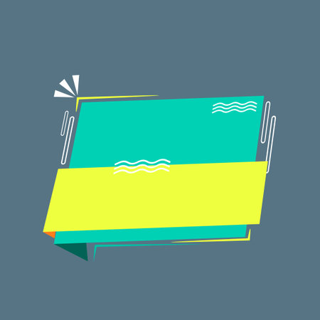 Vector illustration of small frame template. Isolated on a dark backgroundのイラスト素材