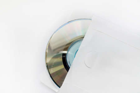 Compact disk in envelope