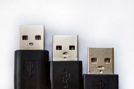 USB cableの写真素材
