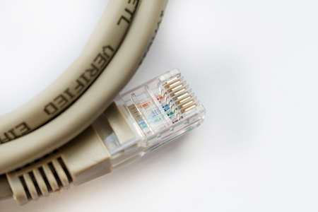 Local twisted pair cableの写真素材