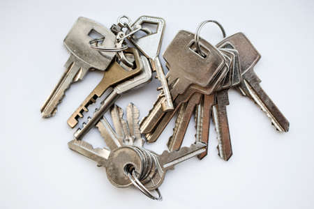 A bunch of door keys