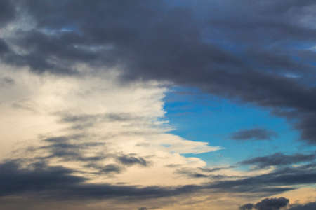 big beautiful dark storm cloudsの写真素材
