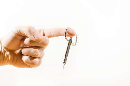 little scissors in hand