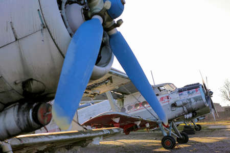 cemetery of old aircraft