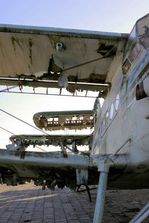 cemetery of old aircraft