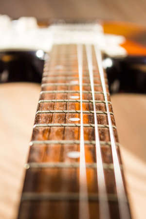 beautiful lacquered electric guitar