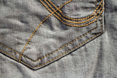 dark gray jeans fabricの写真素材