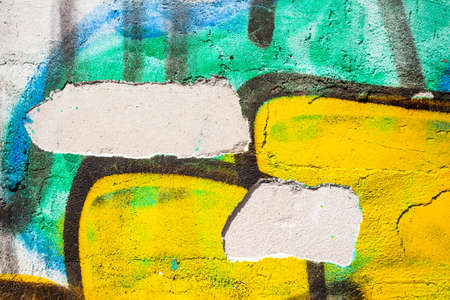 plaster on the wall painted graffiti, background texture