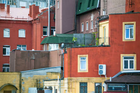 dense building of different buildings
