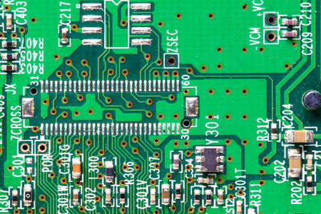 top view of an integrated circuit, macro