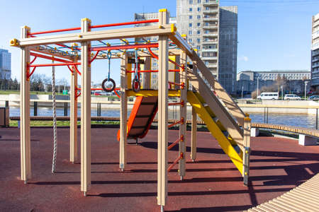 Modern new children's playground